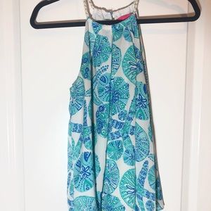 Lily Pulitzer Flowy High Neck Tank